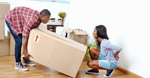 Which items often get broken during a move?